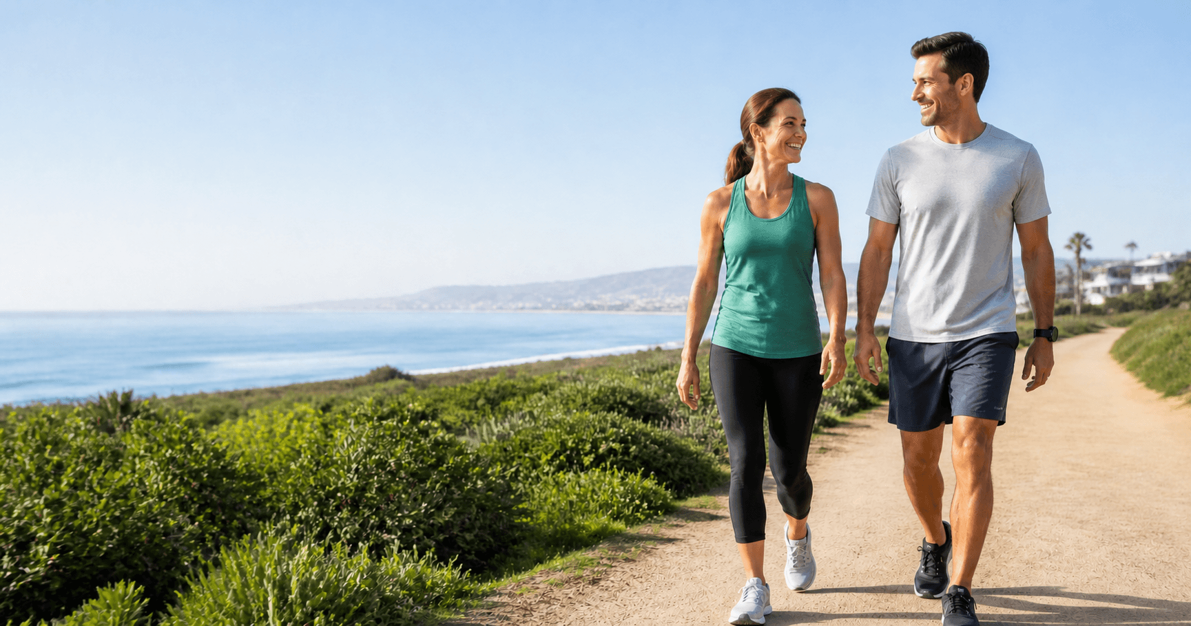 Adult focused on personal health and well-being
